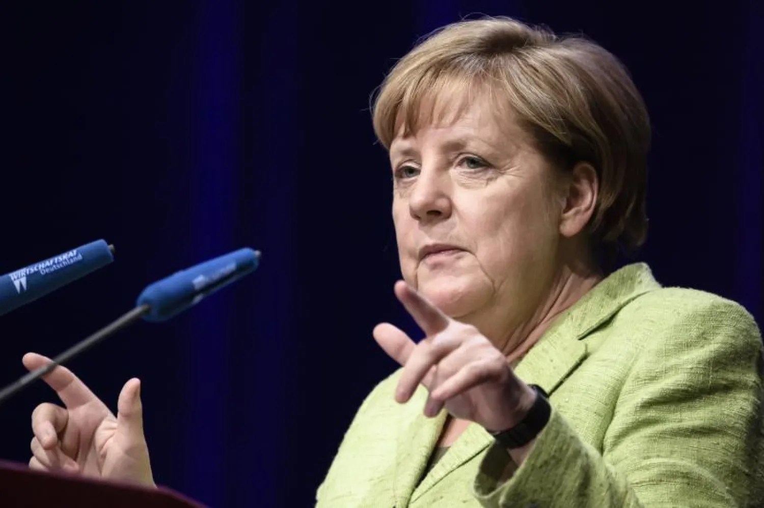 المستشارة الألمانية أنجيلا ميركل (إ.ب.أ) 