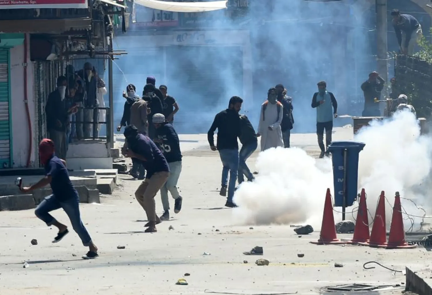 اشتباكات سابقة في كشمير (أ.ف.ب)