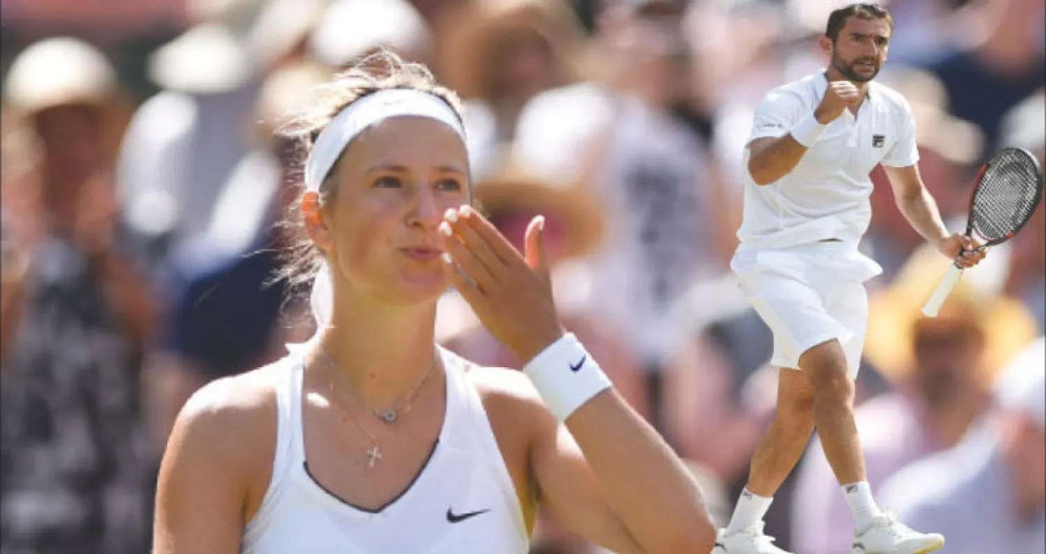 الكرواتي شيليتش إلى الدور الرابع (أ.ف.ب)  - أزارينكا أطاحت بالبريطانية واطسون (أ.ف.ب)