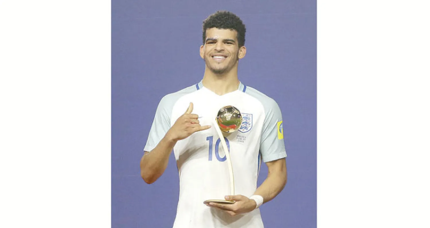 سولانكي نجم إنجلترا الشاب (أ.ب)