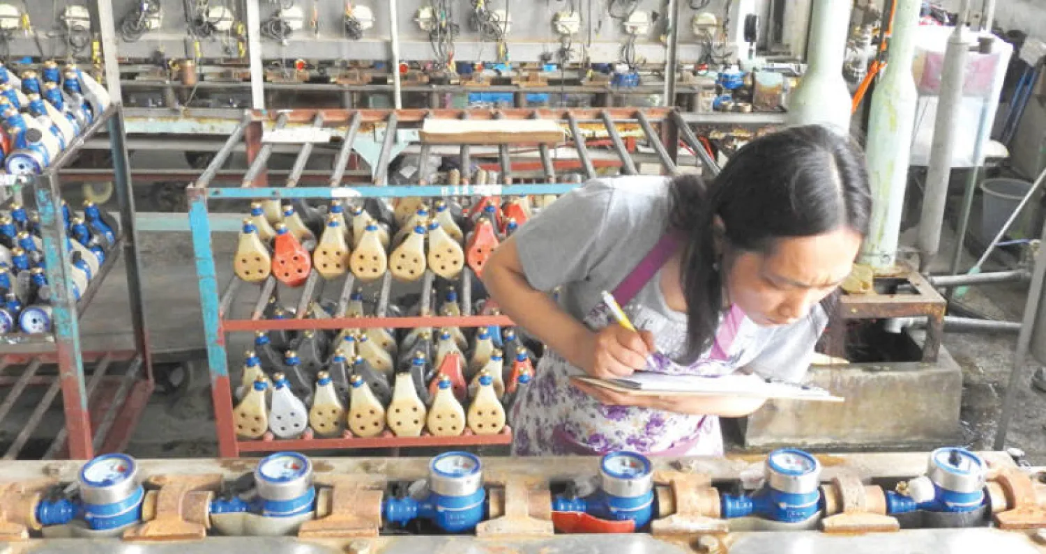 أظهر مسح خاص أن نشاط الصناعات التحويلية الصيني توسع ليصل إلى أعلى مستوى له في 3 أشهر (أ.ف.ب)