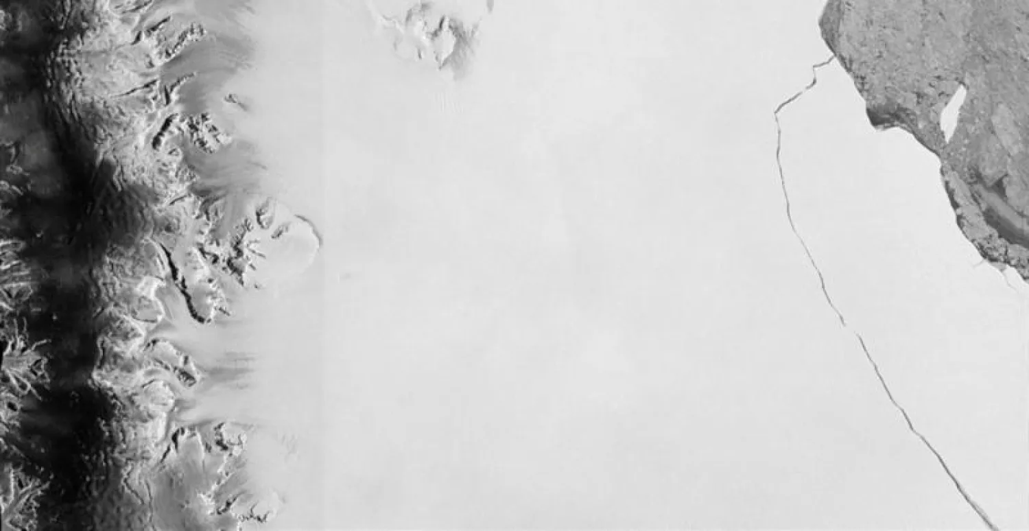 الجبل انفصل عن الجرف الجليدي لارسن سي في القارة القطبية الجنوبية في الفترة من 10 إلى 12 يوليو (رويترز)