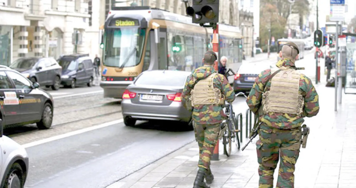 وجود أمني مكثف في شوارع العاصمة بروكسل عقب هجمات مارس 2016 («الشرق الأوسط»)