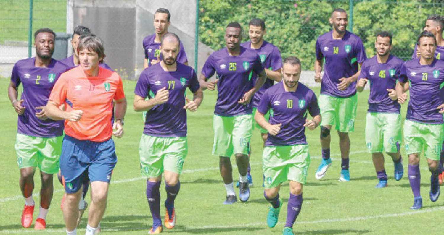 جانب من تدريبات الأهلي في معسكره الحالي (المركز الإعلامي للنادي الأهلي)