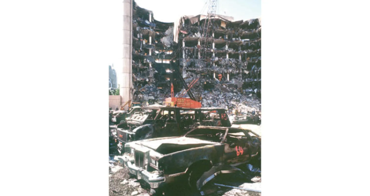 نفذ تيموثي ماكفاي في 1995 عملية إرهابية في مدينة أوكلاهوما راح ضحيتها نحو 168 شخصاً («الشرق الأوسط»)