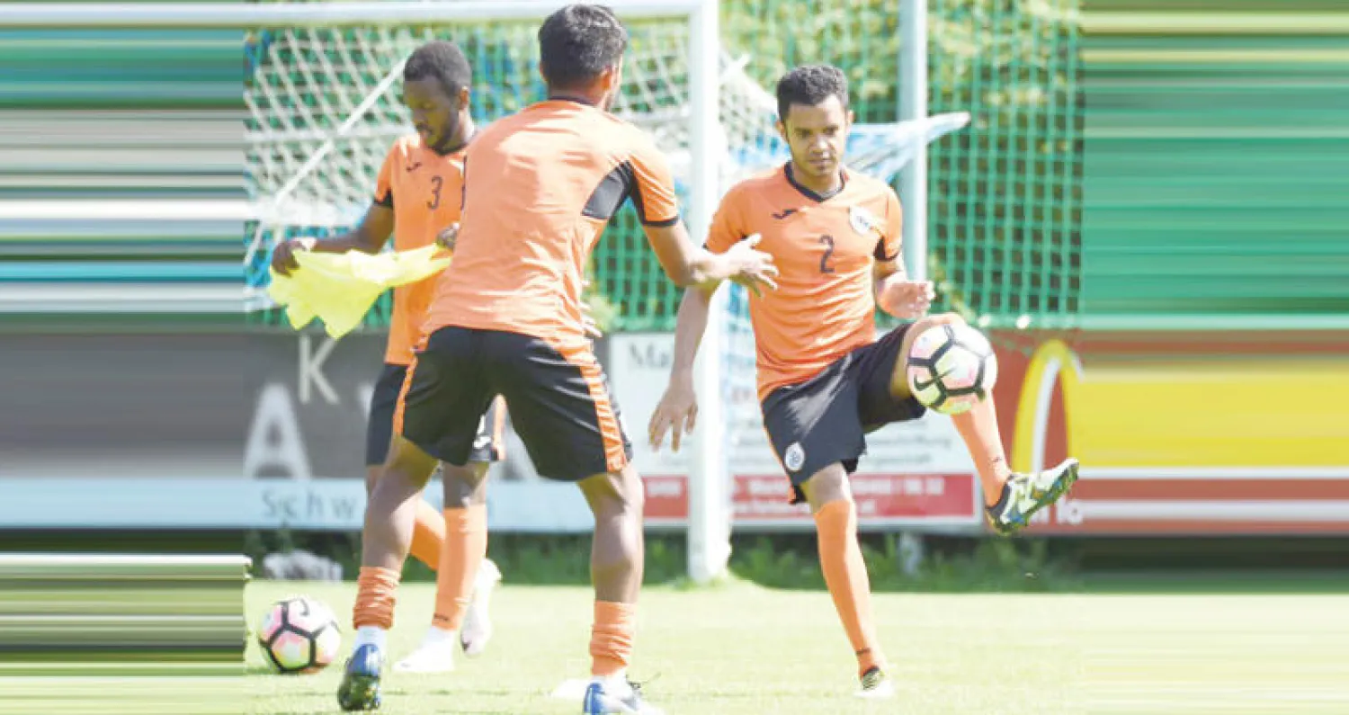 من تدريبات الشباب الأخيرة (المركز الإعلامي بنادي الشباب)