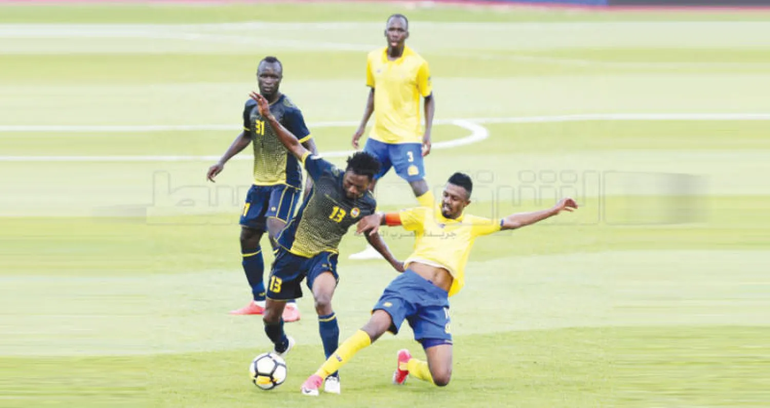 جانب من مباراة النصر السعودي والعهد اللبناني (تصوير: أحمد يسري)