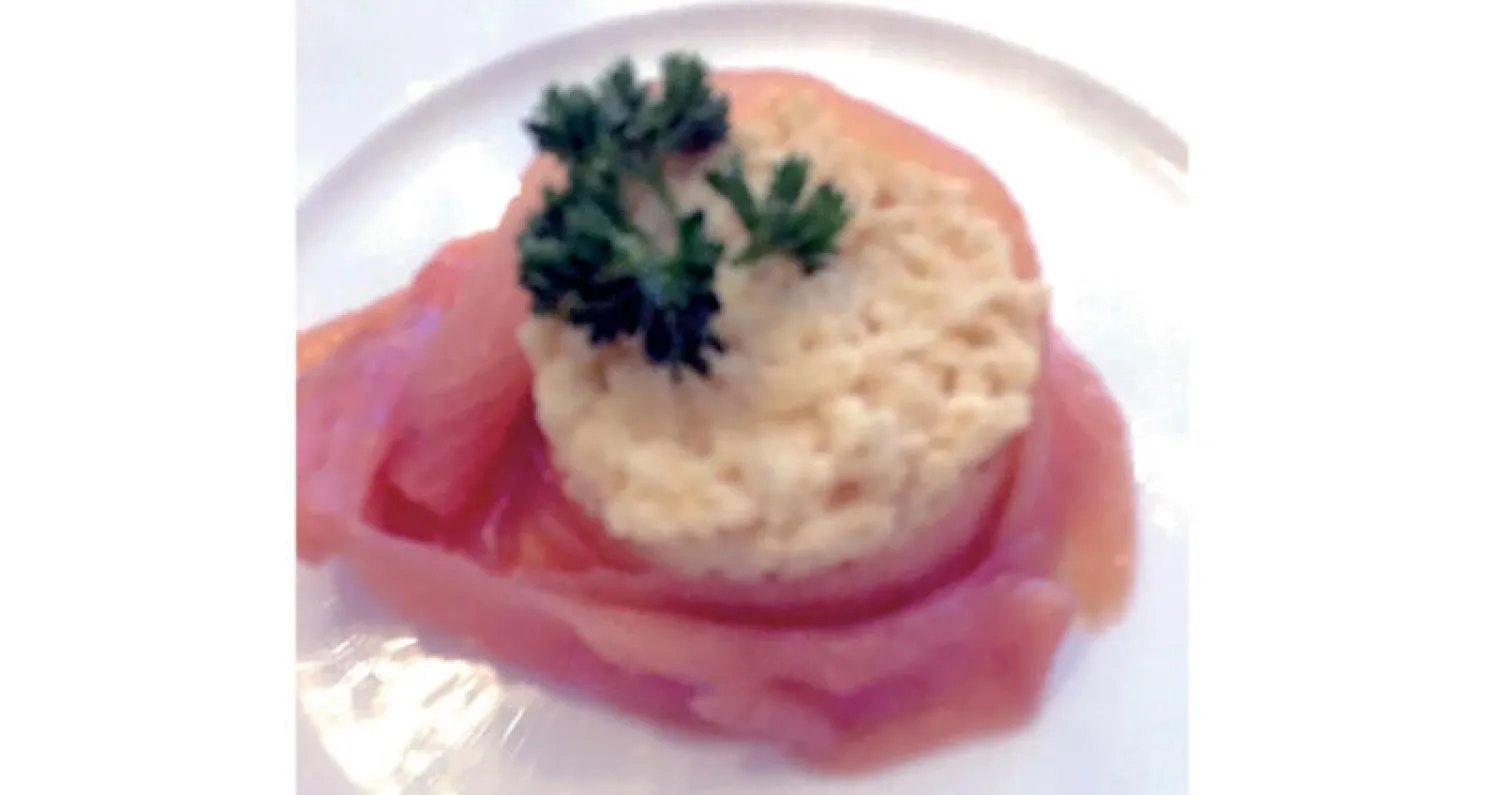 رأي في طبق: سلمون مع البيض