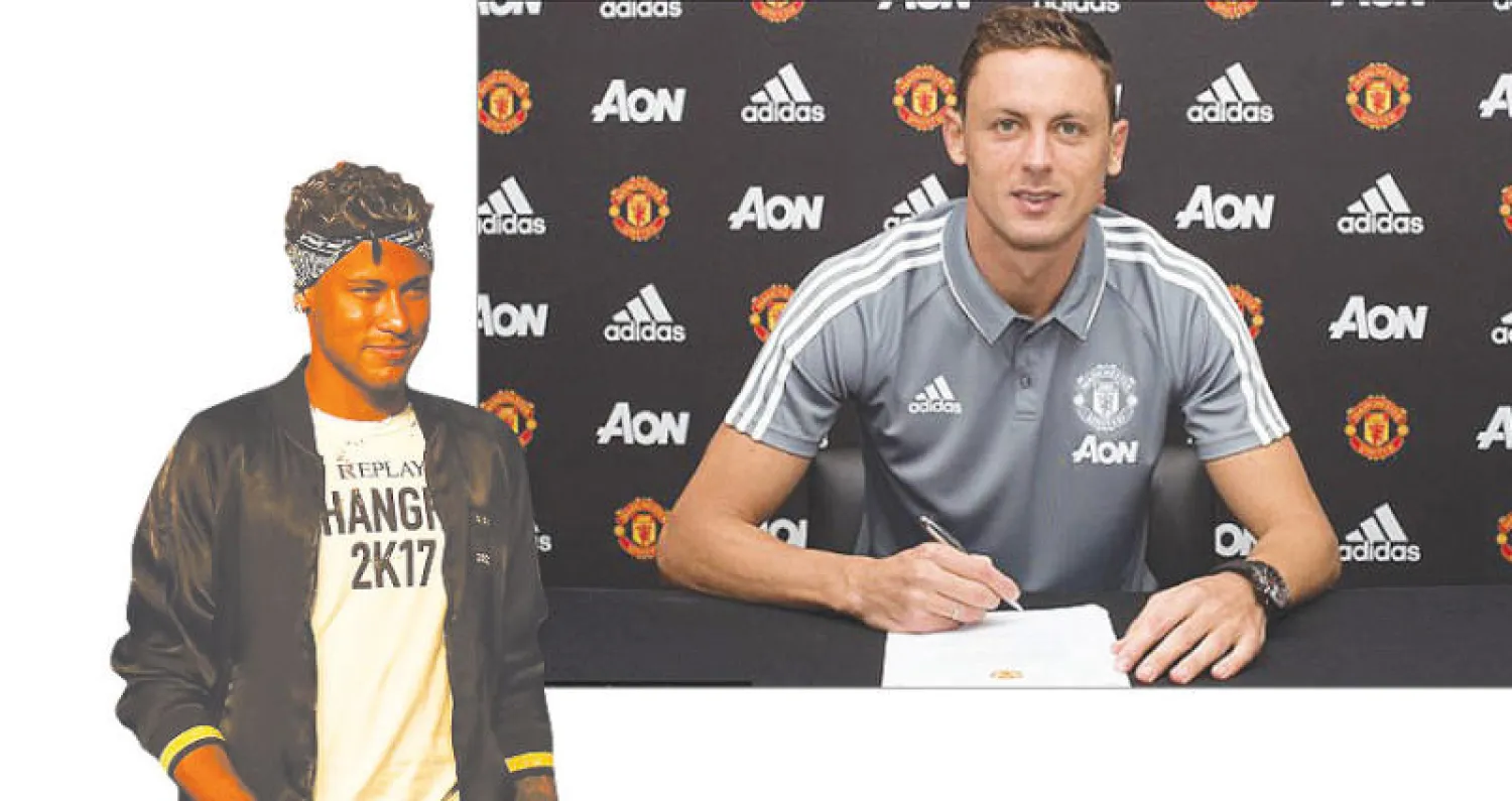 ماتيتش يوقع على عقد انضمامه ليونايتد («الشرق الأوسط») - نيمار في شنغهاي (أ.ف.ب)