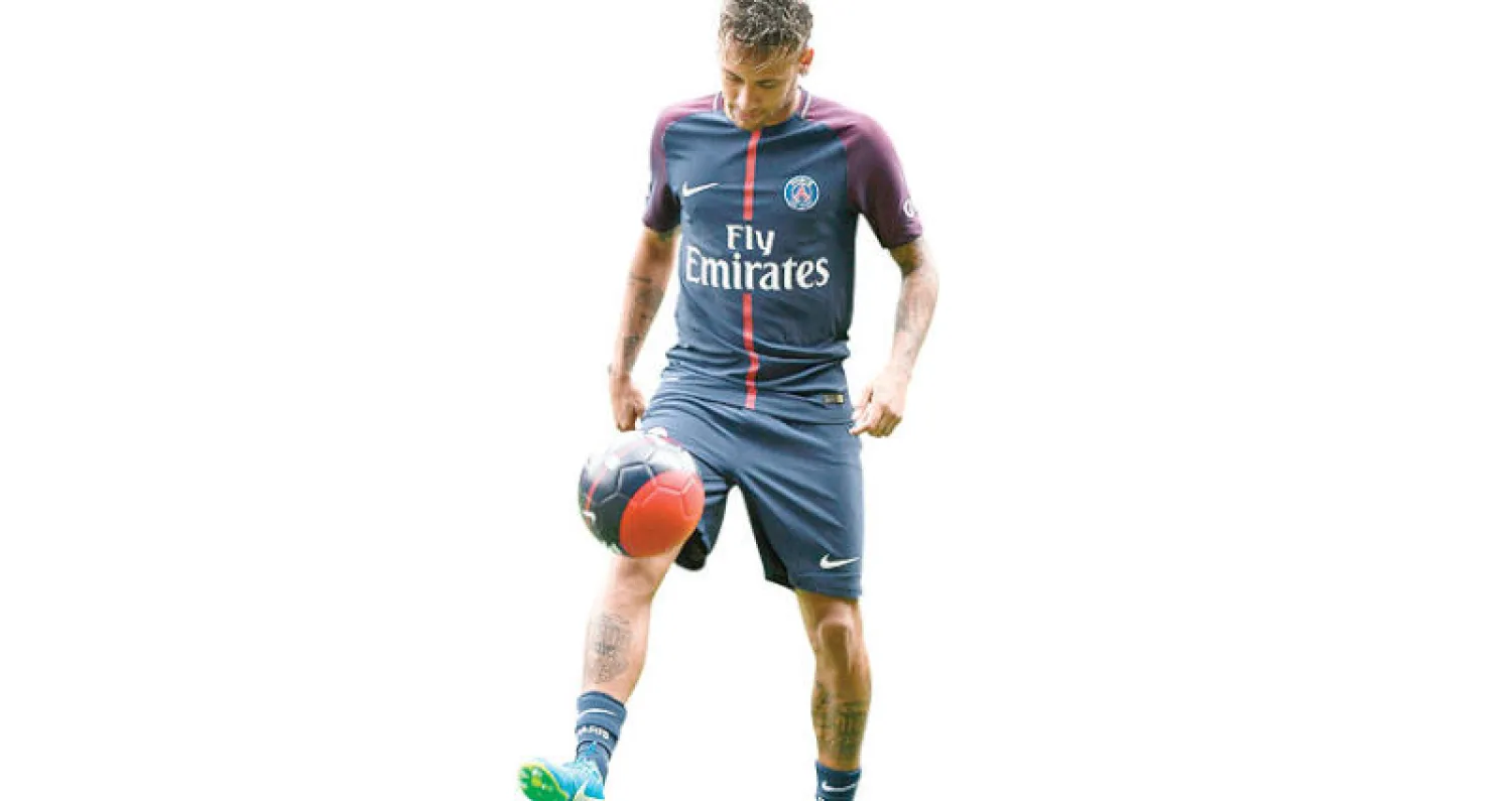 نيمار بقميص سان جيرمان (أ.ف.ب)