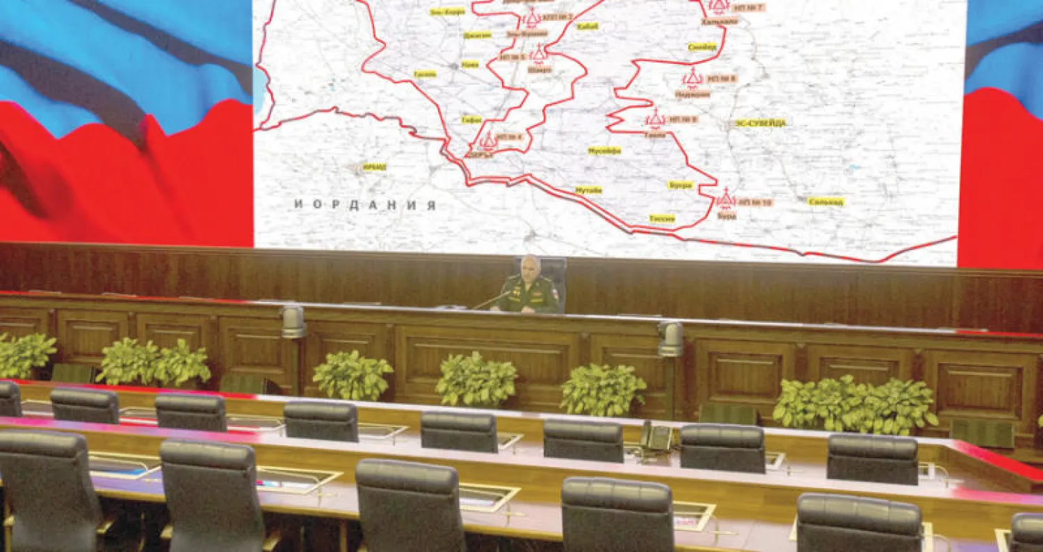 الناطق باسم وزارة الدفاع الروسية يعلن في 24 الشهر الماضي نشر مراقبين قرب دمشق (غيتي)