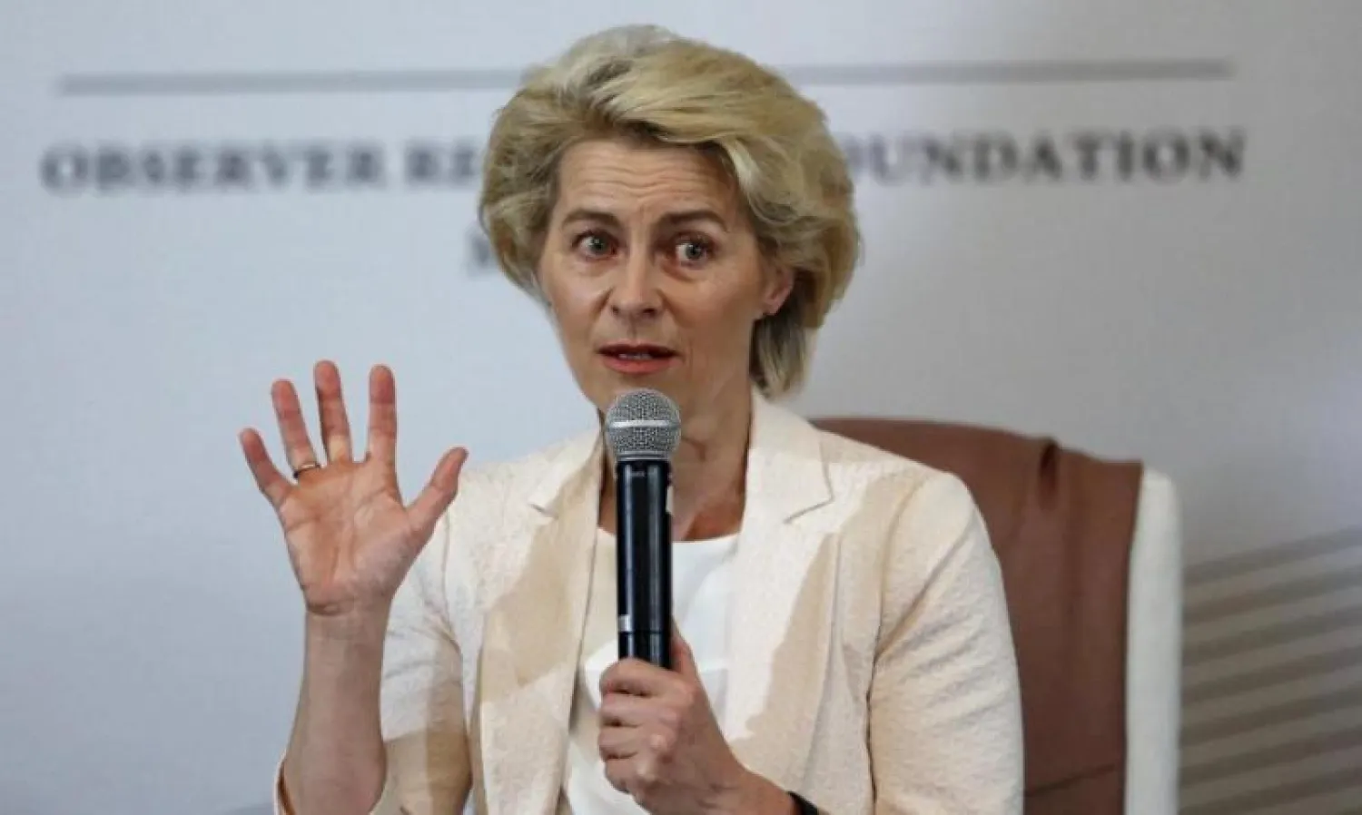 وزيرة الدفاع الألمانية أورزولا فون دير لاين (رويترز)