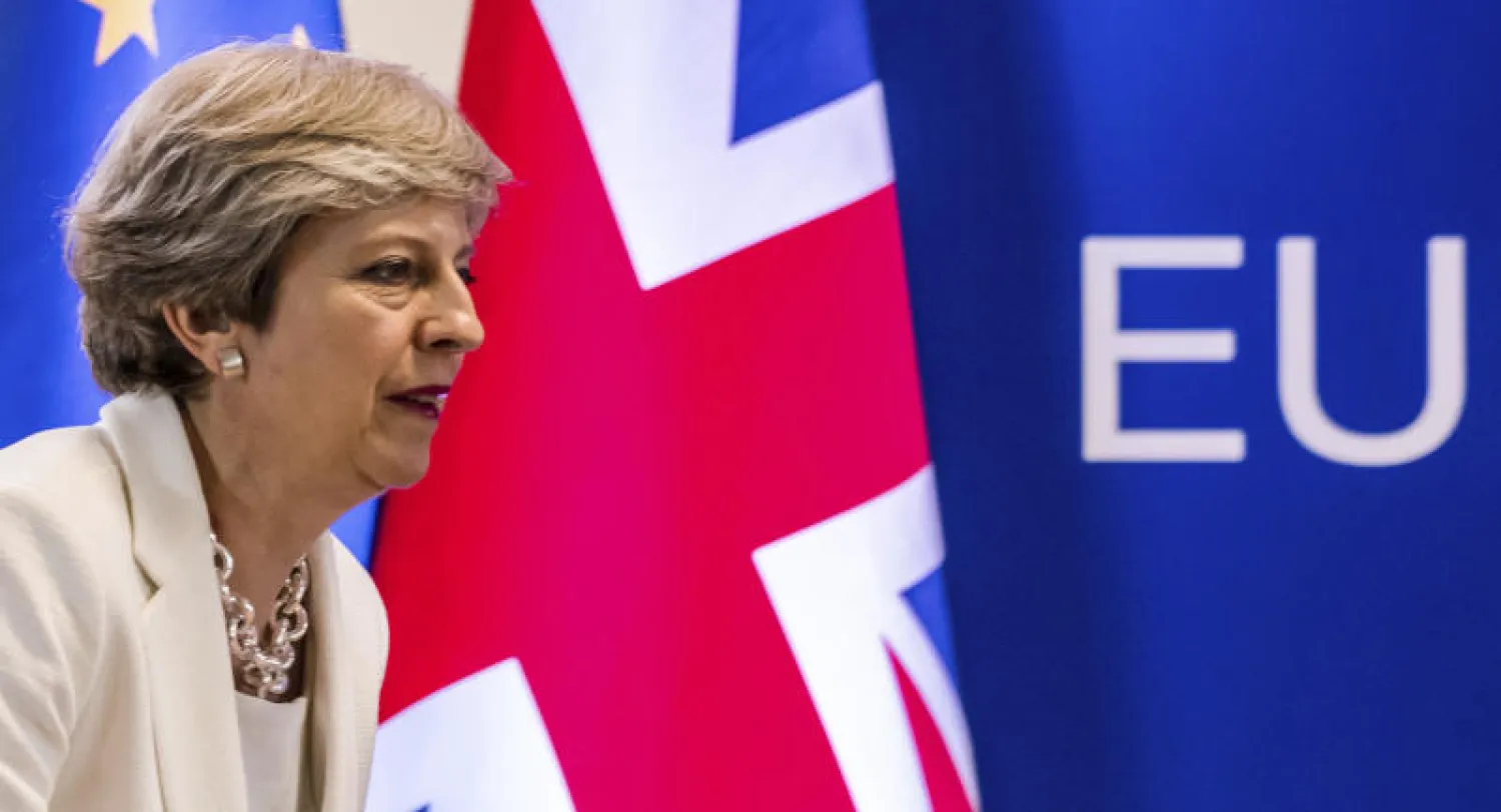 رئيسة الوزراء البريطانية تيريزا ماي (أ.ب)