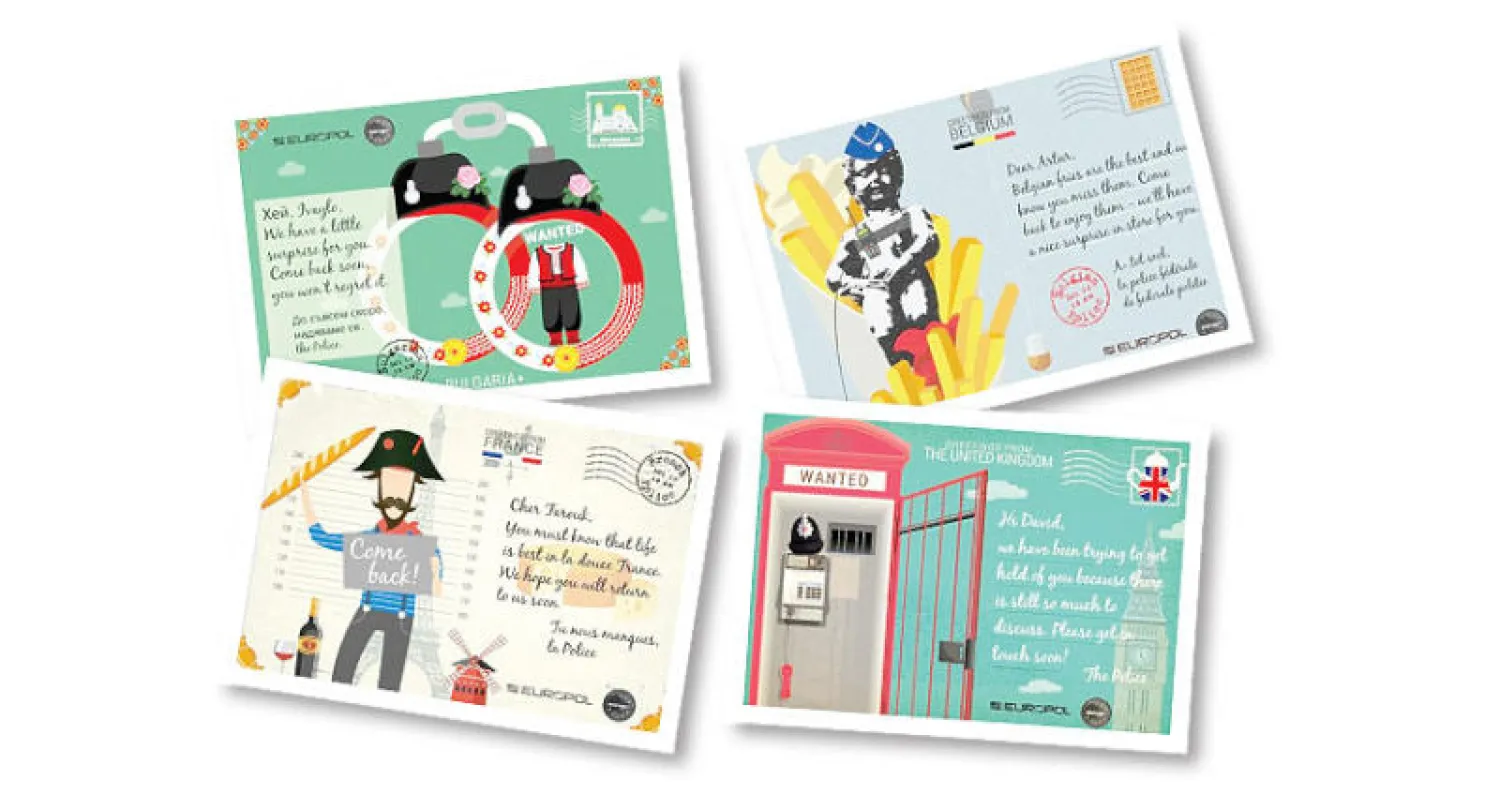 بطاقات البريد... وسيلة الإنتربول  للقبض على المجرمين الخطرين