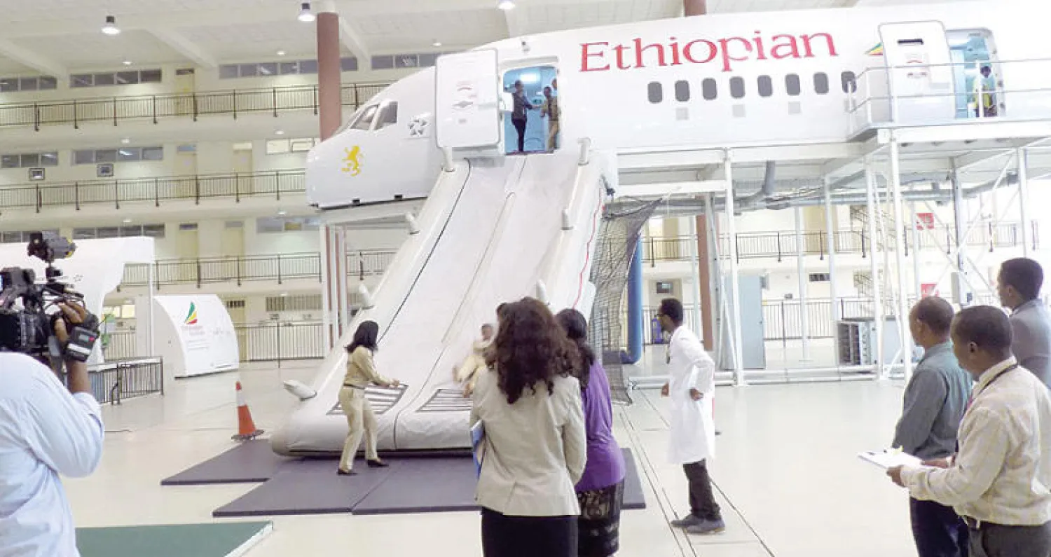 محاكاة لعملية إنقاذ