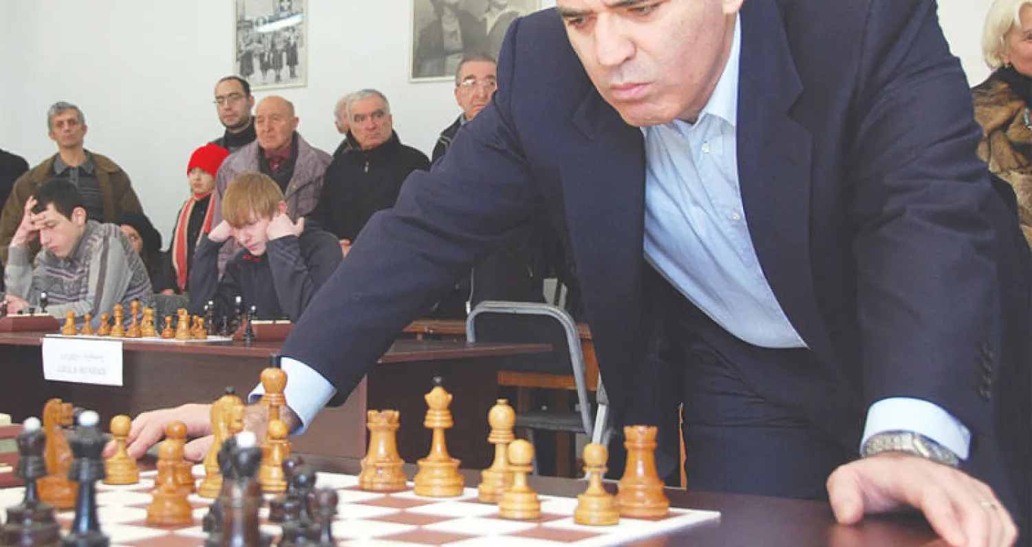 بطل العالم السابق غاري كاسباروف