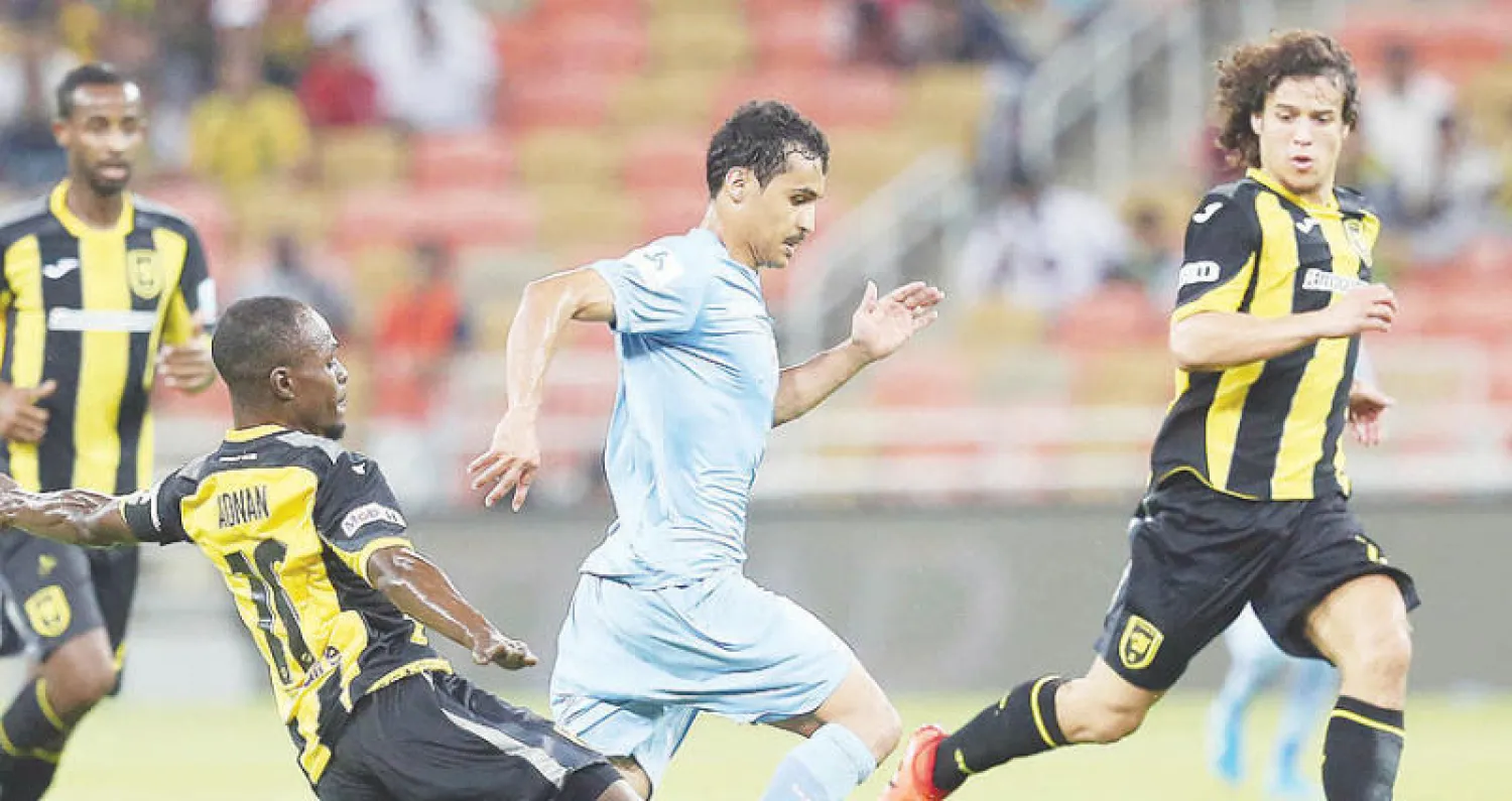 جانب من مواجهة فريقي الاتحاد والباطن في الجولة الأولى للدوري السعودي للمحترفين (تصوير: عدنان مهدلي)