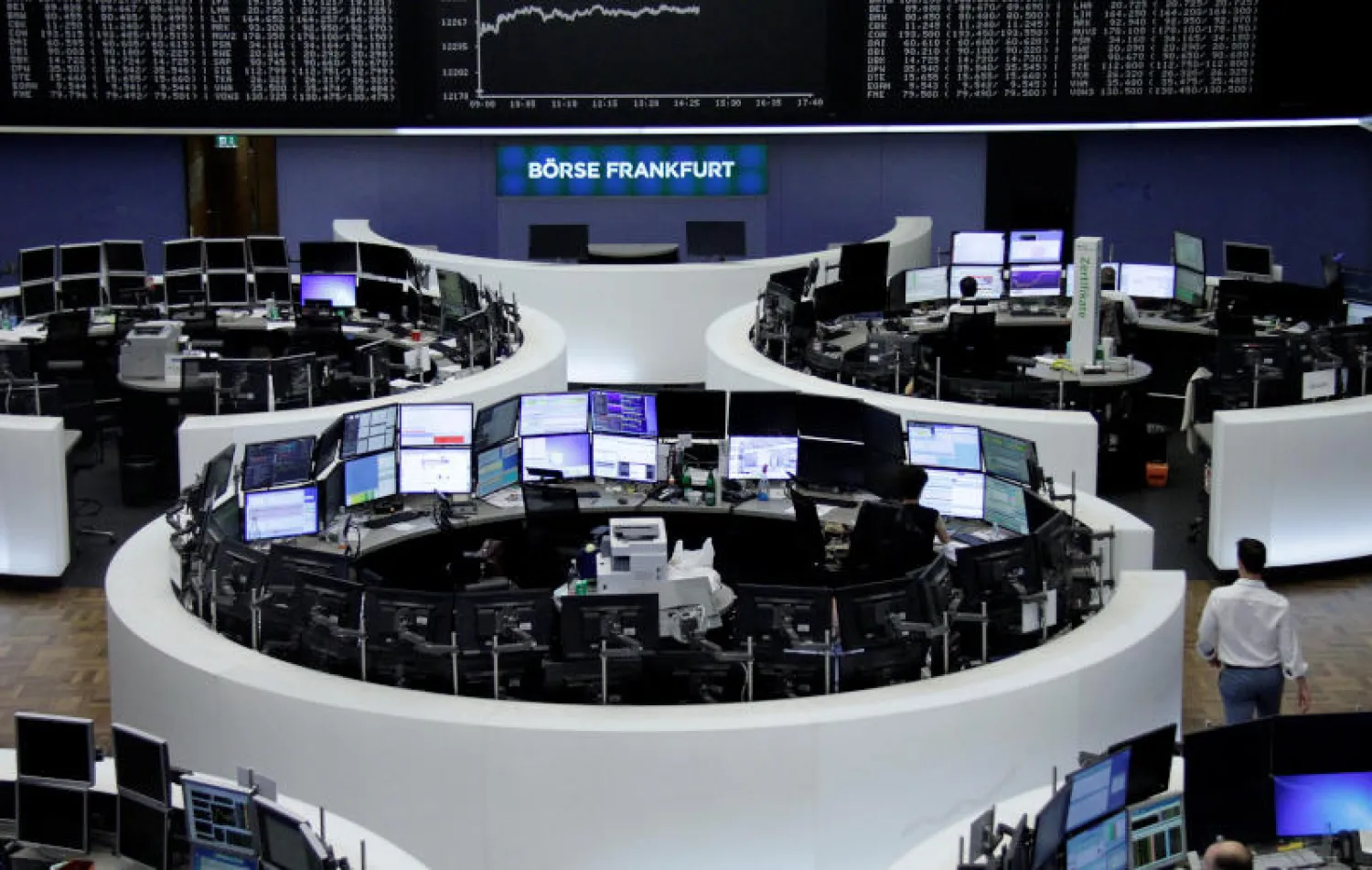 بورصة فرانكفورت - أرشيفية (رويترز)
