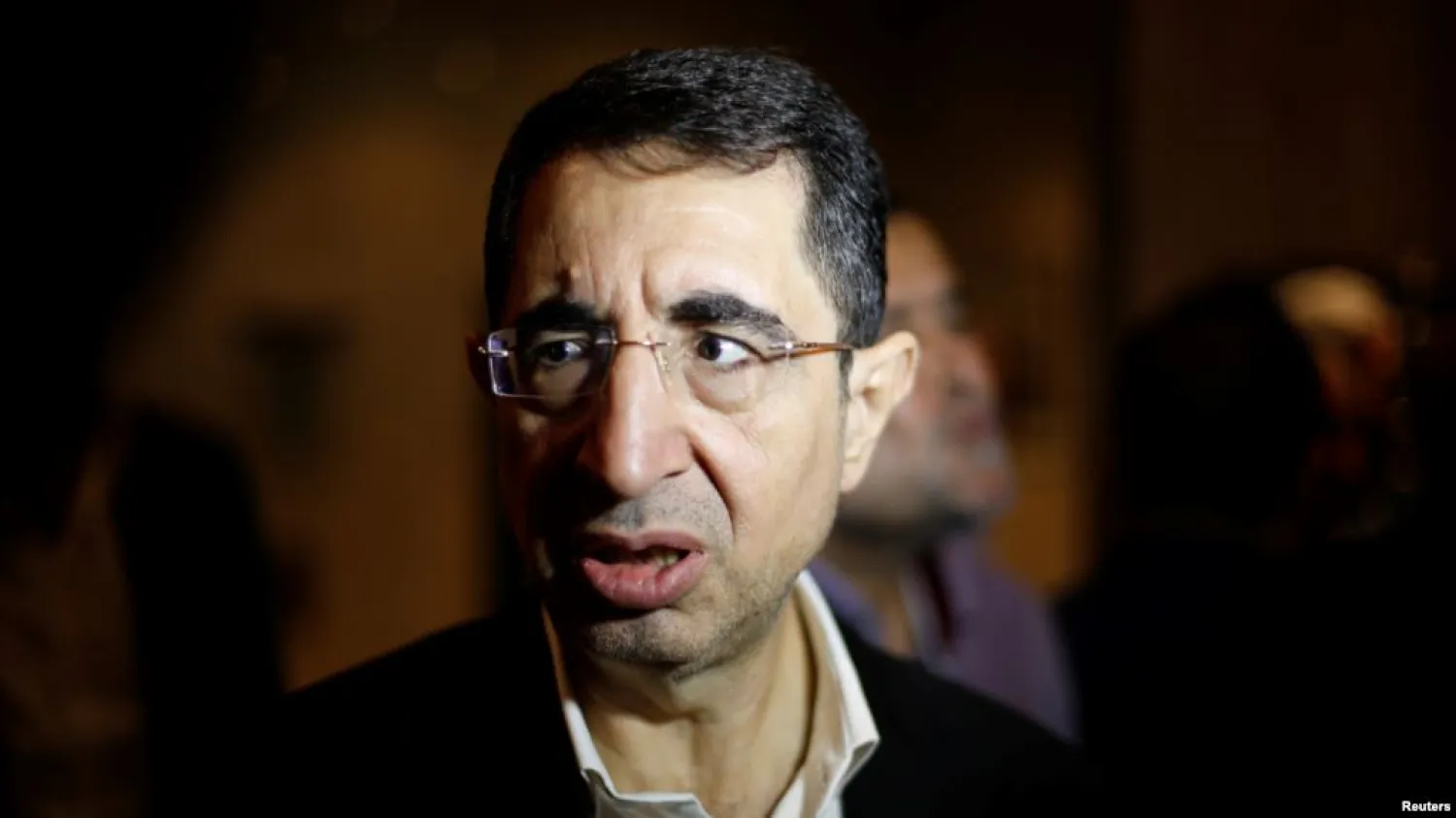 Lebanese Minister of Industry Hussein al-Hajj Hassan is seen in Damascus, Syria August 16, 2017. (Reuters)