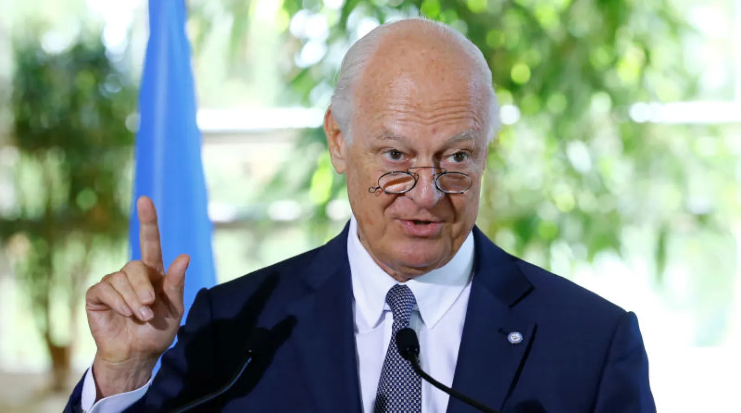 مبعوث الأمم المتحدة الخاص لسوريا ستيفان دي مستورا (رويترز)