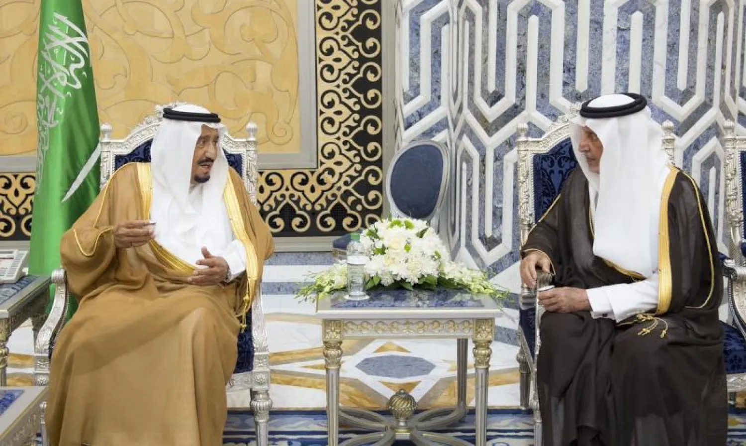 خادم الحرمين الشريفين لدى وصوله إلى جدة قادمًا من طنجة (تصوير: بندر الجلعود)