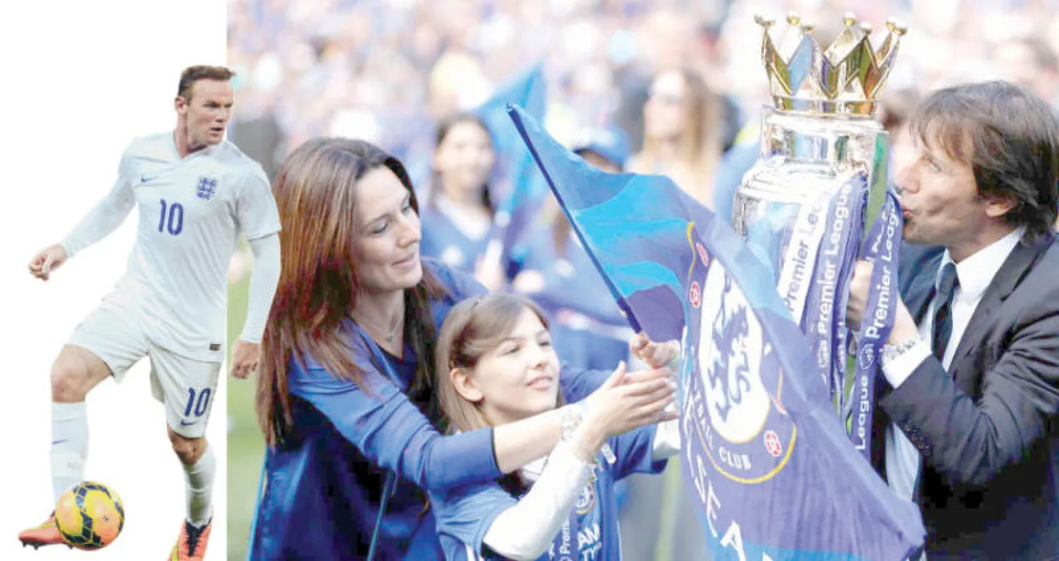 لن يشفع لكونتي فوزه بلقب الدوري الإنجليزي الموسم الماضي للبقاء في منصبه («الشرق الأوسط»)  -  روني يعلن اعتزاله اللعب دولياً («الشرق الأوسط»)