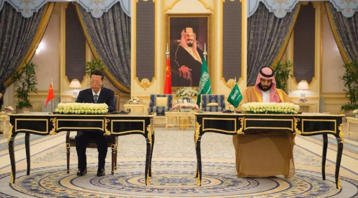 ولي العهد السعودي ونائب رئيس مجلس الدولة الصيني يوقعان على محضر أعمال الدورة الثانية للجنة المشتركة رفيعة المستوى (واس)