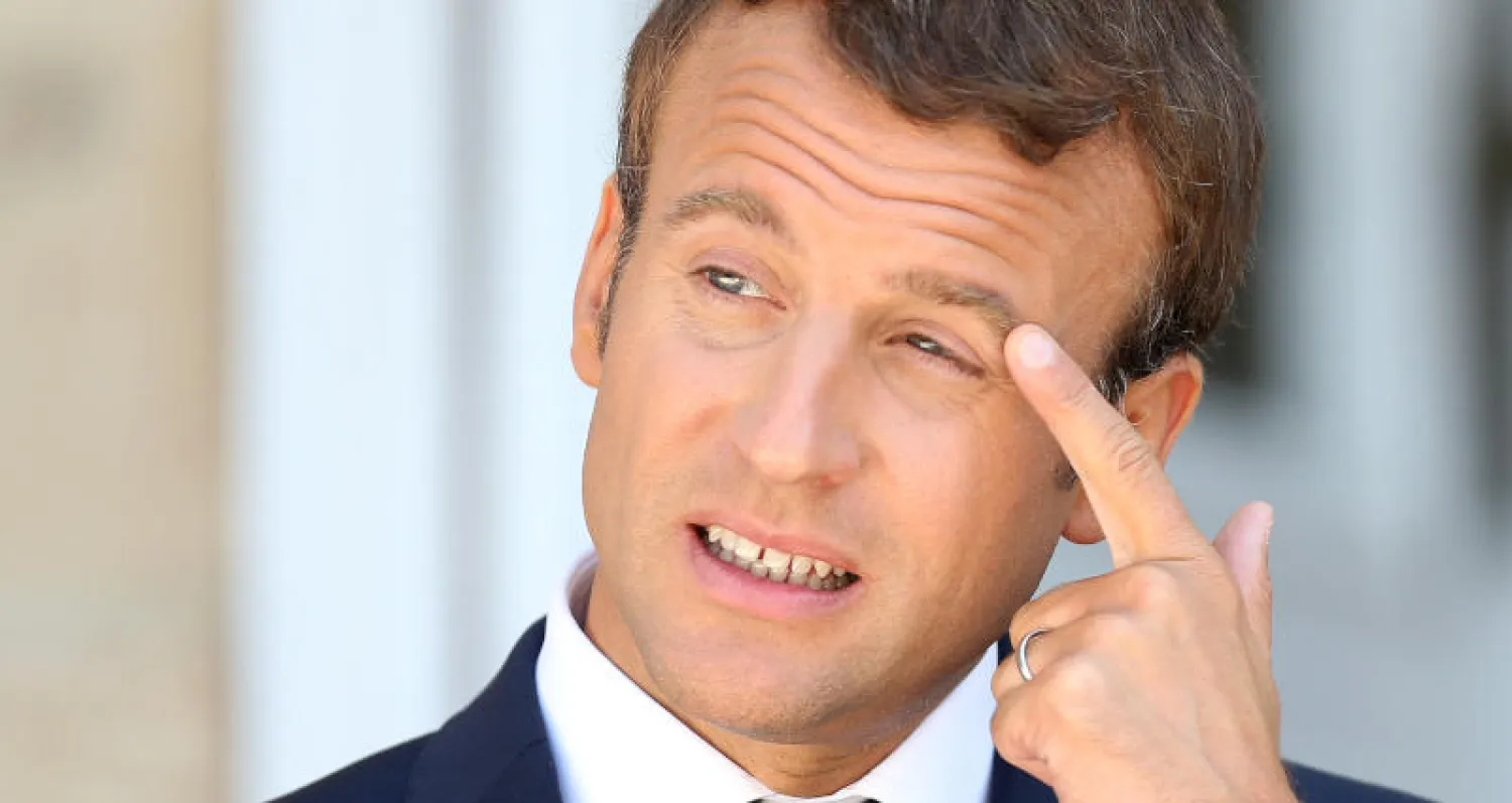 الرئيس الفرنسي إيمانويل ماكرون (رويترز)
