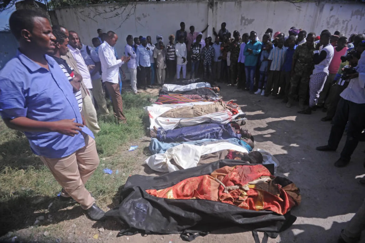 عائلات صومالية ترفض دفن جثث عشرة من ذويها (أ.ف.ب)