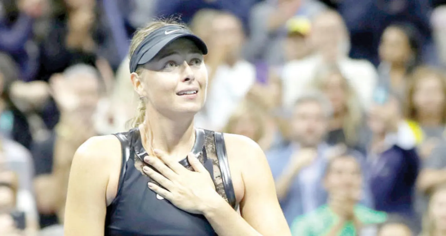 بداية ناجحة لشارابوفا بعد الإيقاف (رويترز)