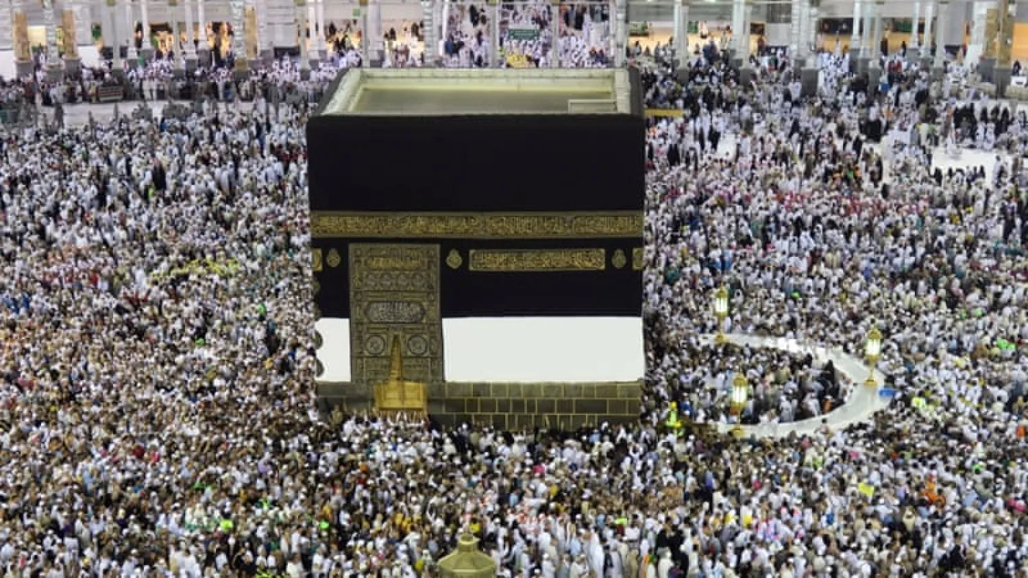  Pilgrims circle the Kaaba at the Grand Mosque in Mecca on September 9 (Reuters)