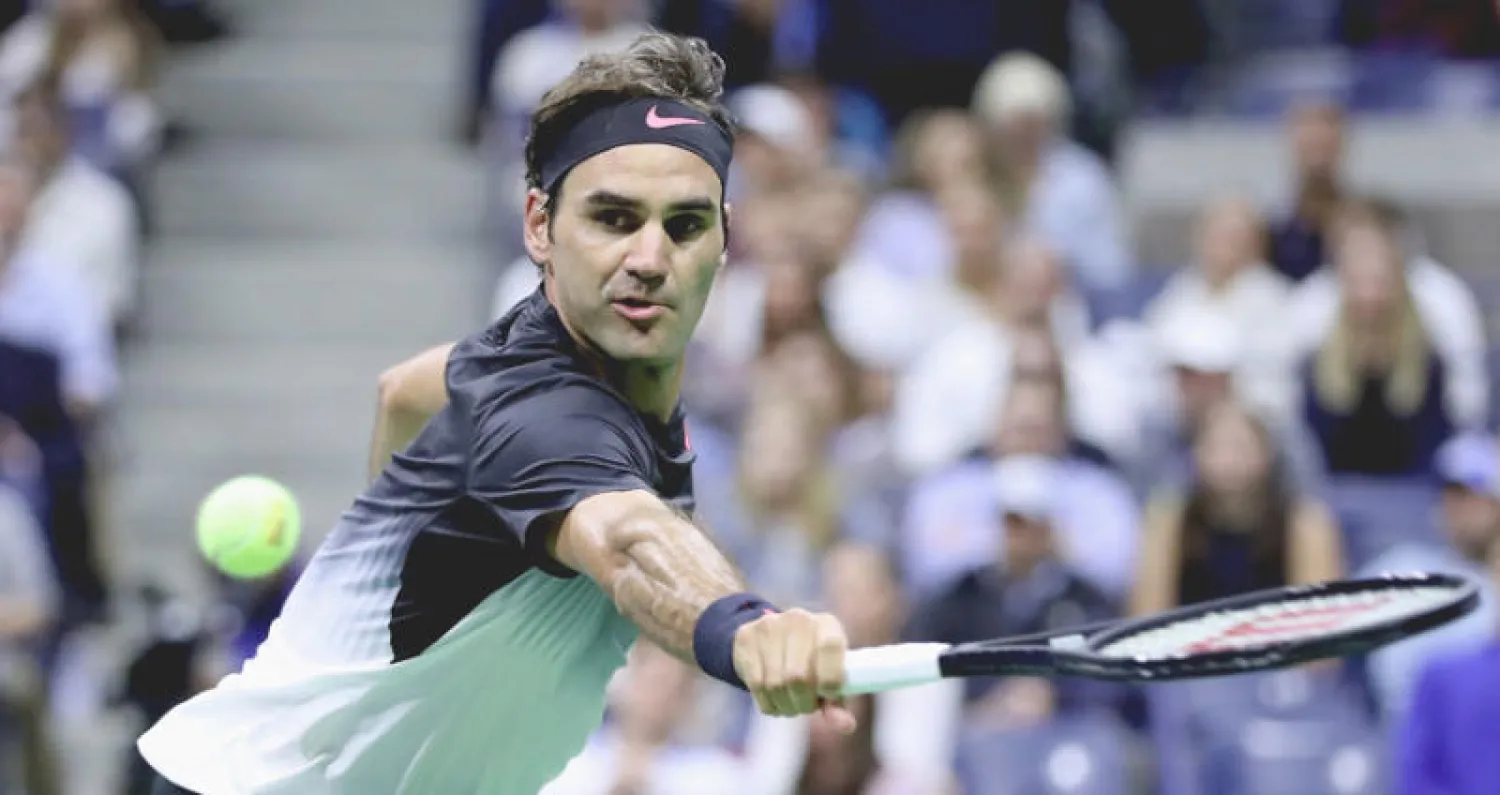 فيدرر احتاج إلى خمسة أشواط لتخطي المصنف 70 (أ.ف.ب)