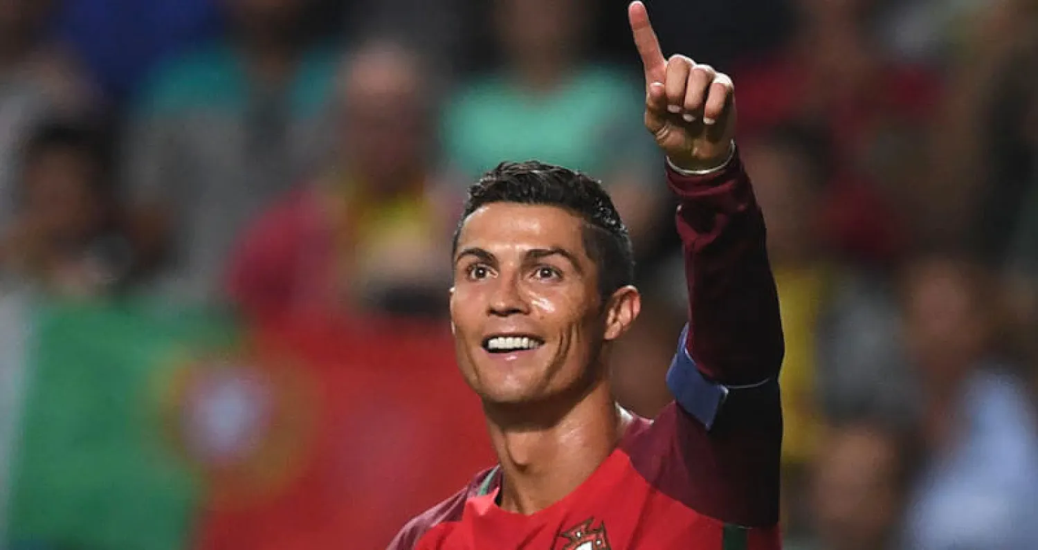 رونالدو يواصل تحطيمه الأرقام القياسية (أ.ف.ب)