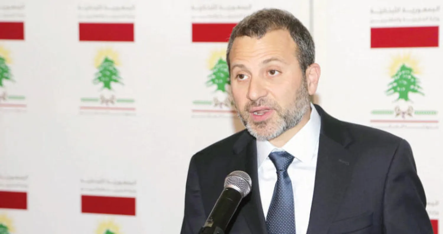 صورة من الأرشيف لجبران باسيل