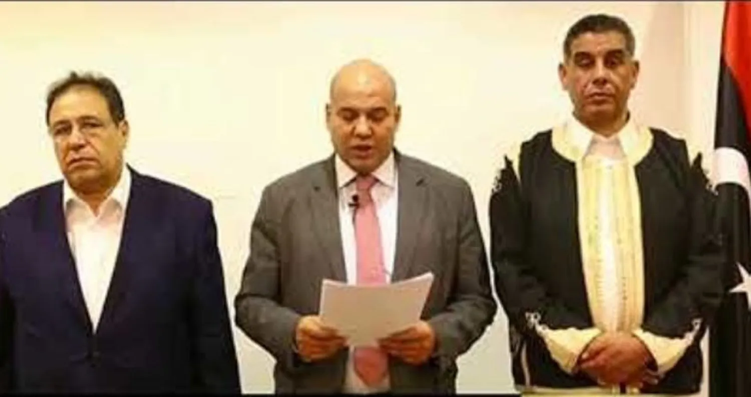 فتحي المجبري وعلي القطراني وعمر الأسود