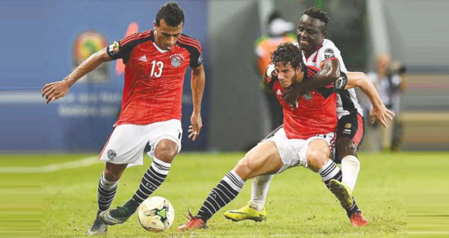 عبد الشافي في إحدى مشاركاته مع المنتخب المصري («الشرق الأوسط»)