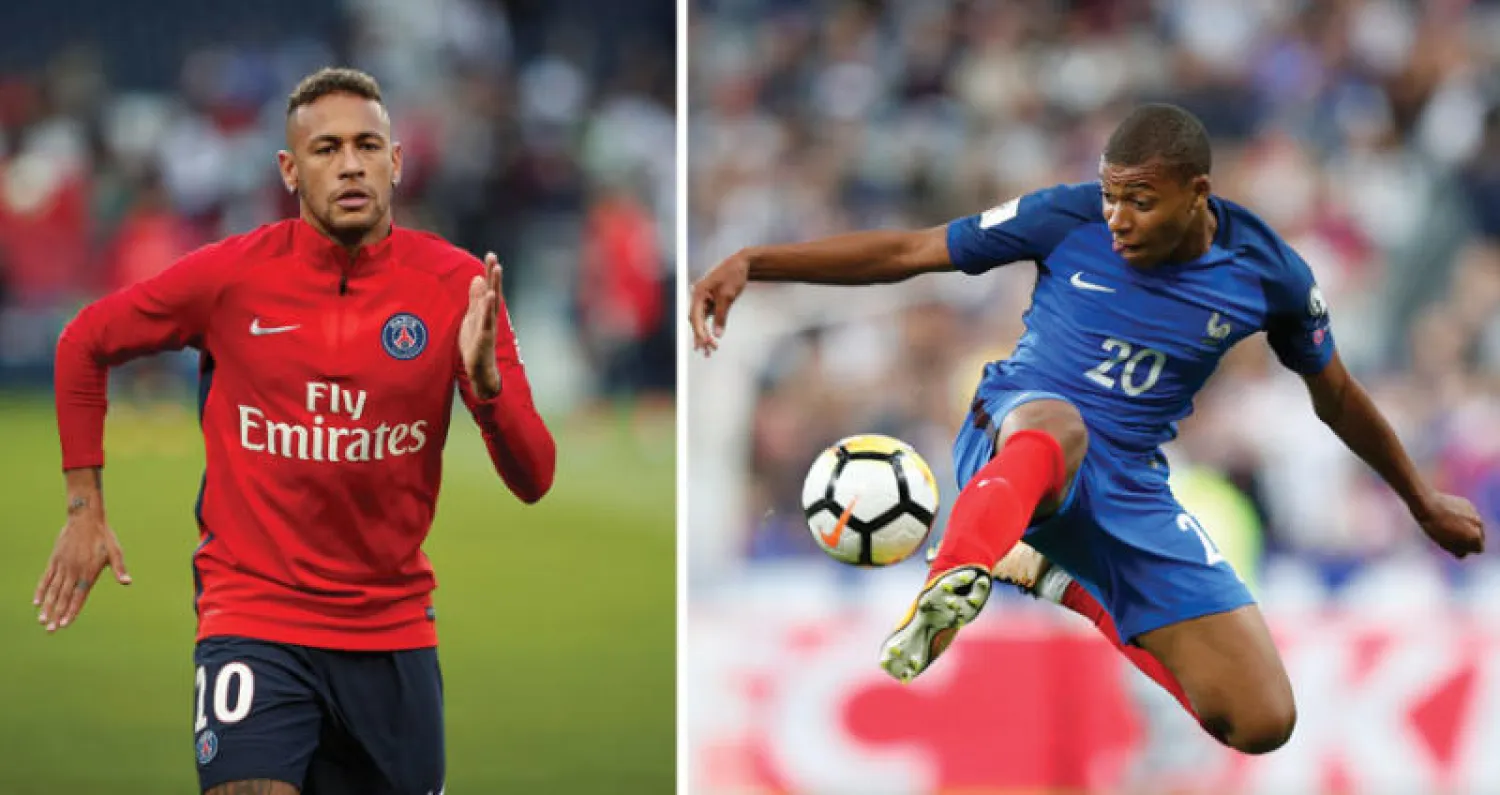 انضمام مبابي لسان جيرمان سيزيد من قوة وخطورة خط هجومه (أ.ب)  -  نيمار انضم لسان جيرمان في صفقة قياسية (رويترز)