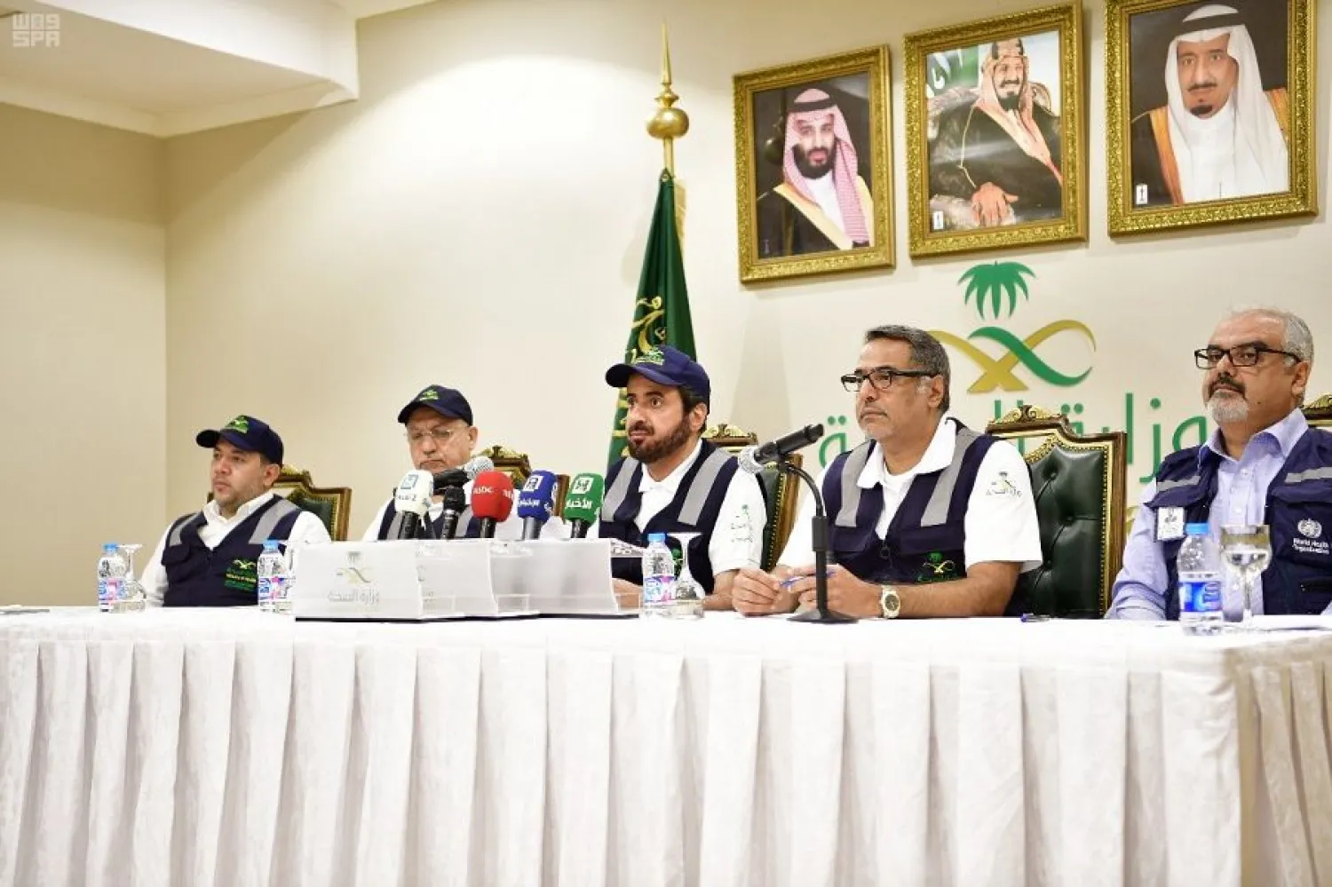 The Saudi Minister of Health announced that no contagious diseases were reported during the 2017 annual Hajj pilgrimage. (SPA)