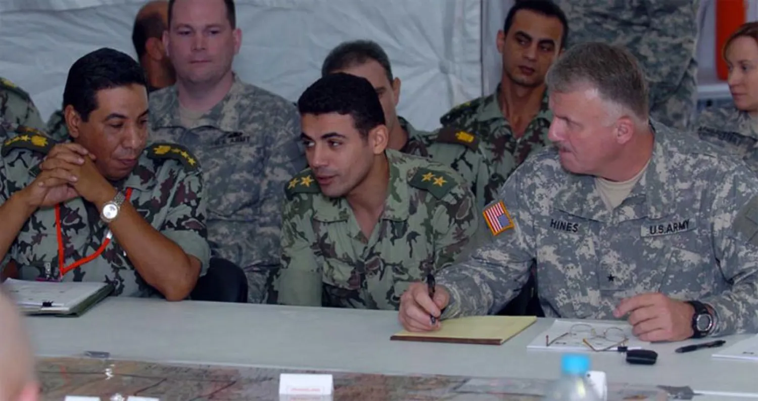 أرشيفية من مناورات «النجم الساطع» التي أجريت في 2015