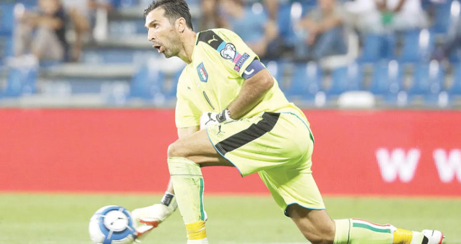 بوفون يعود لحراسة مرمى يوفنتوس بعد دراما كأس العالم (إ.ب.أ)