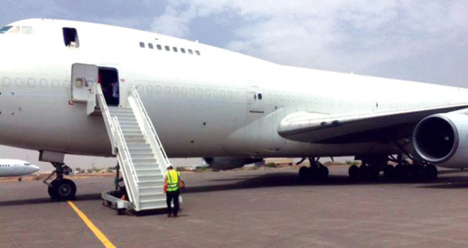 طائرة إغاثة أممية محملة بـ139 طناً من المساعدات (مكتب تنسيق الشؤون الإنسانية باليمن على «تويتر»)