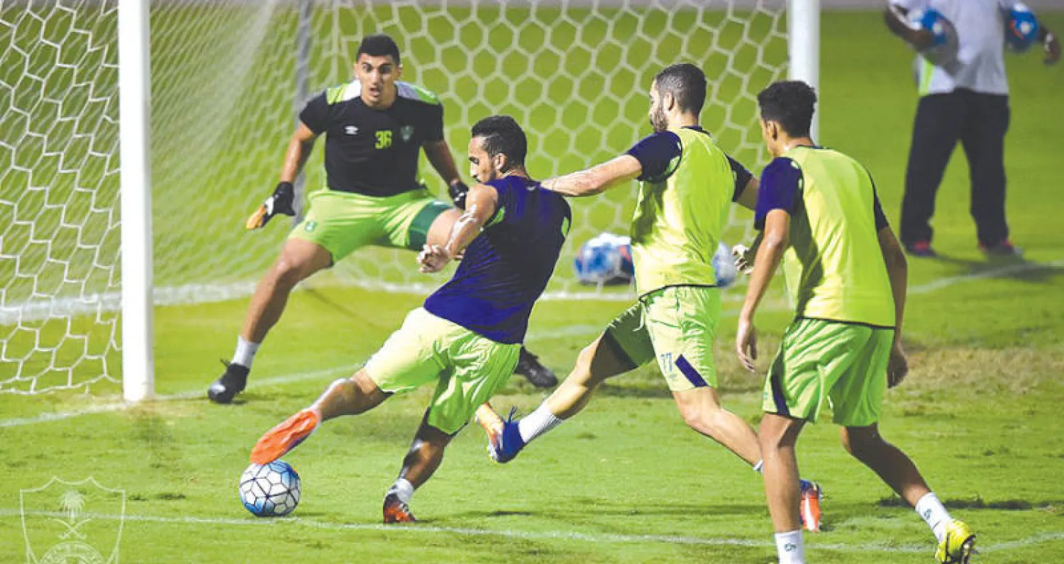 من تدريبات الأهلي الأخيرة (المركز الإعلامي بالنادي الأهلي)