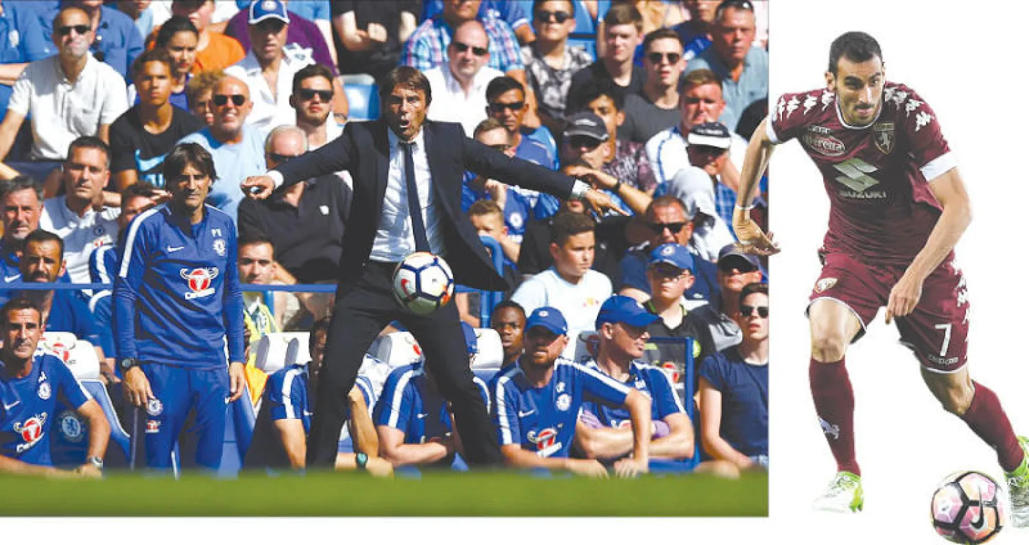 كونتي ضم زاباكوستا من تورينو الإيطالي («الشرق الأوسط») - تشيلسي سيعتمد على براعة كونتي التكتيكية (رويترز)