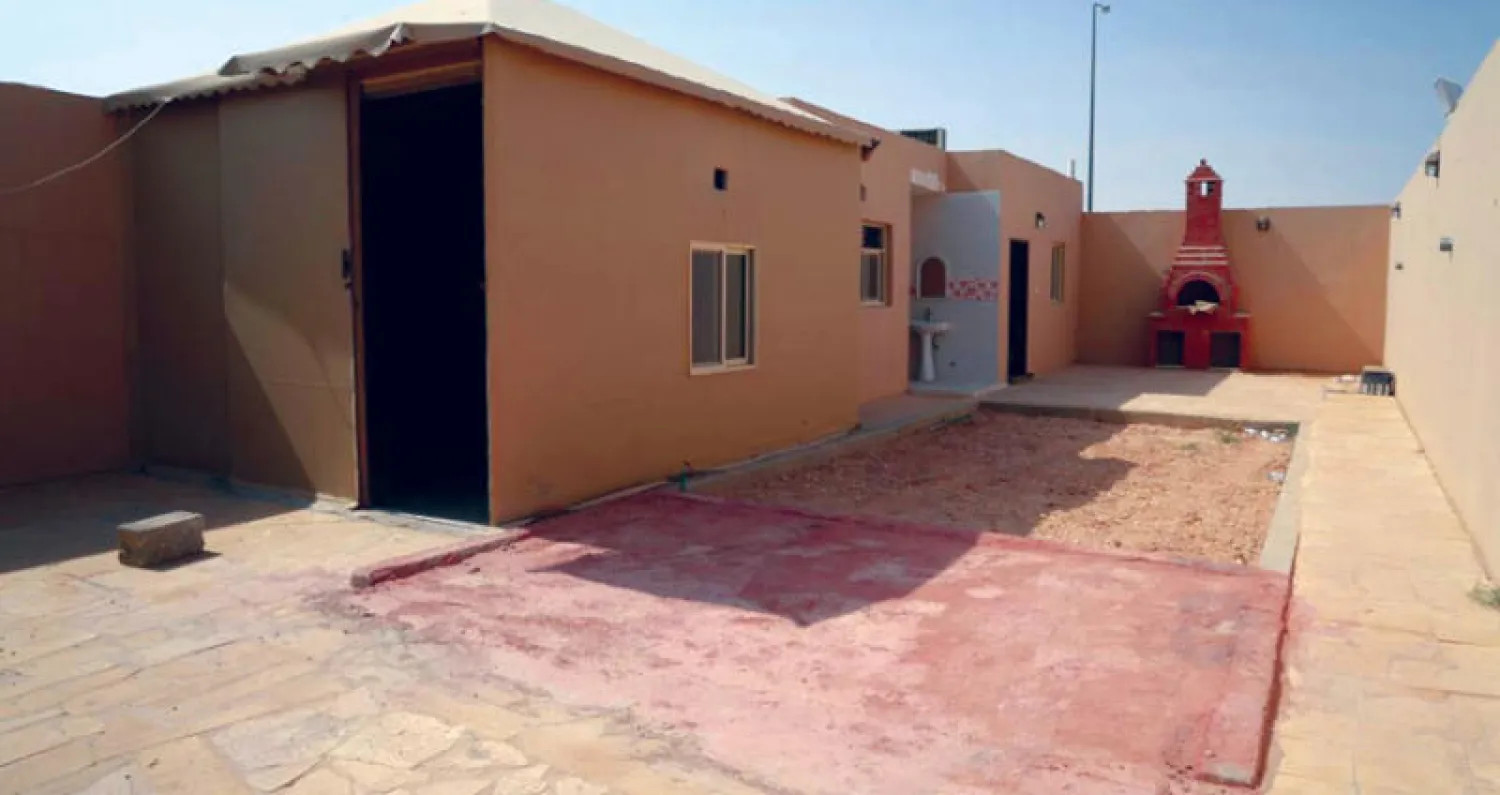 استراحة كان يتخذها موقوفون بتهمة الإرهاب وكراً لهم في الرياض (واس)