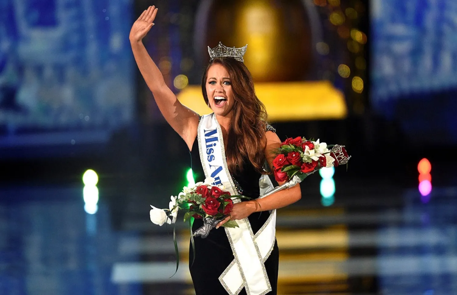 Cara Mund, an Ivy League graduate and national dance champion from North Dakota, was crowned Miss America. (Reuters)