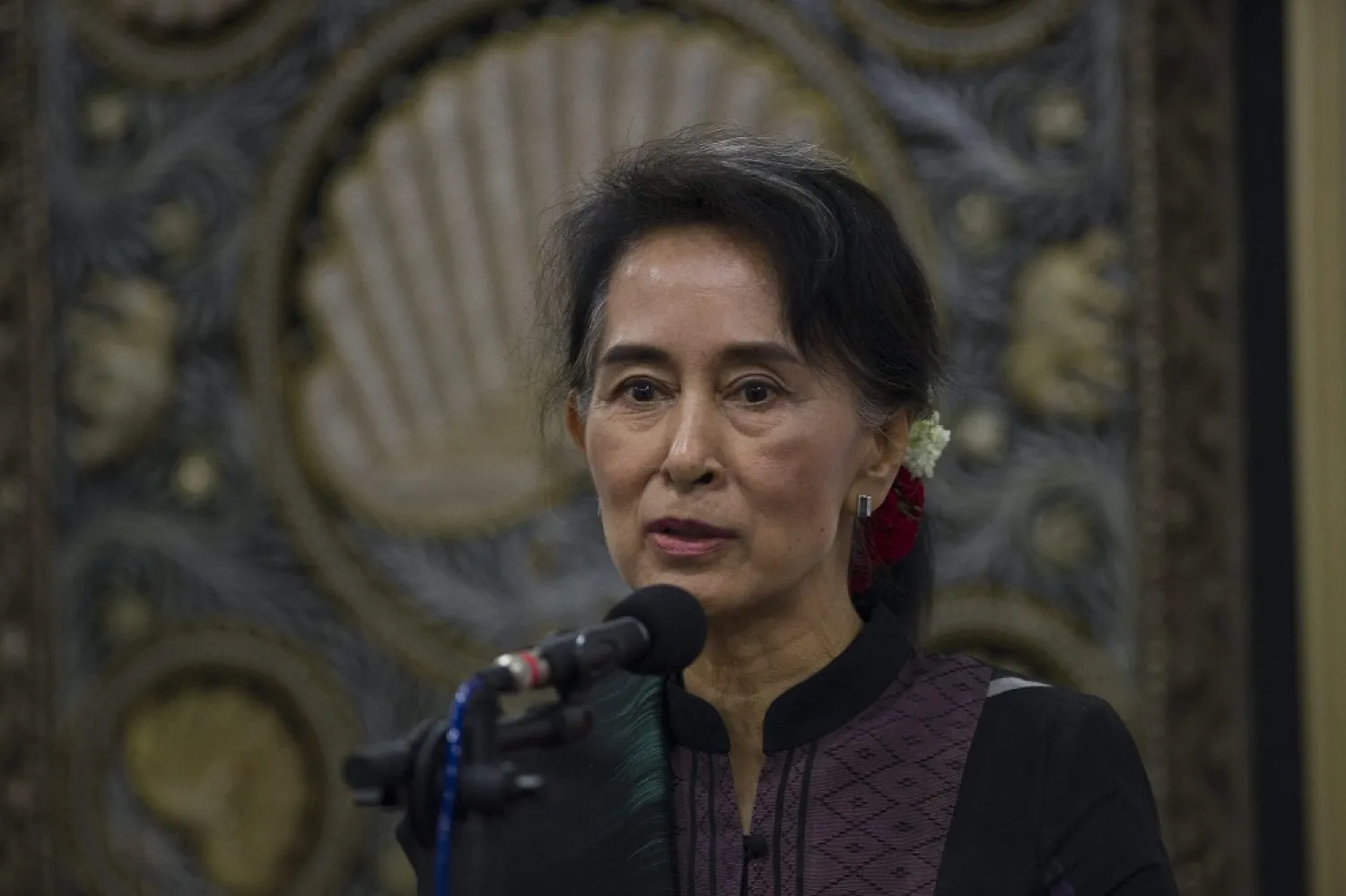 Myanmar leader Aung San Suu Kyi. (AFP)