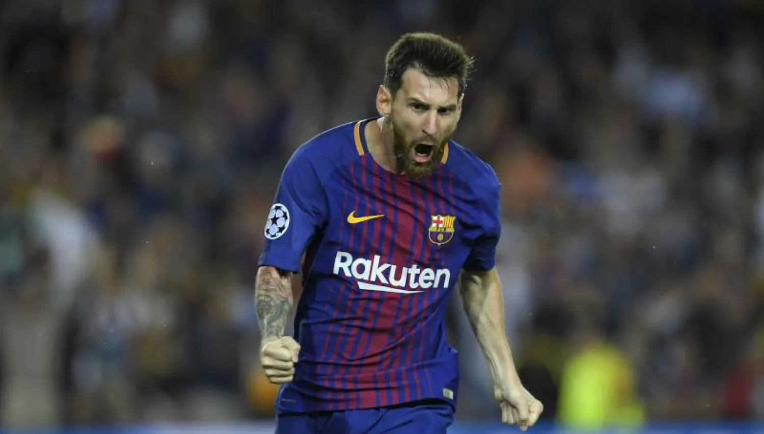 النجم الأرجنتيني ليونيل ميسي قائد برشلونة (أ.ف.ب)