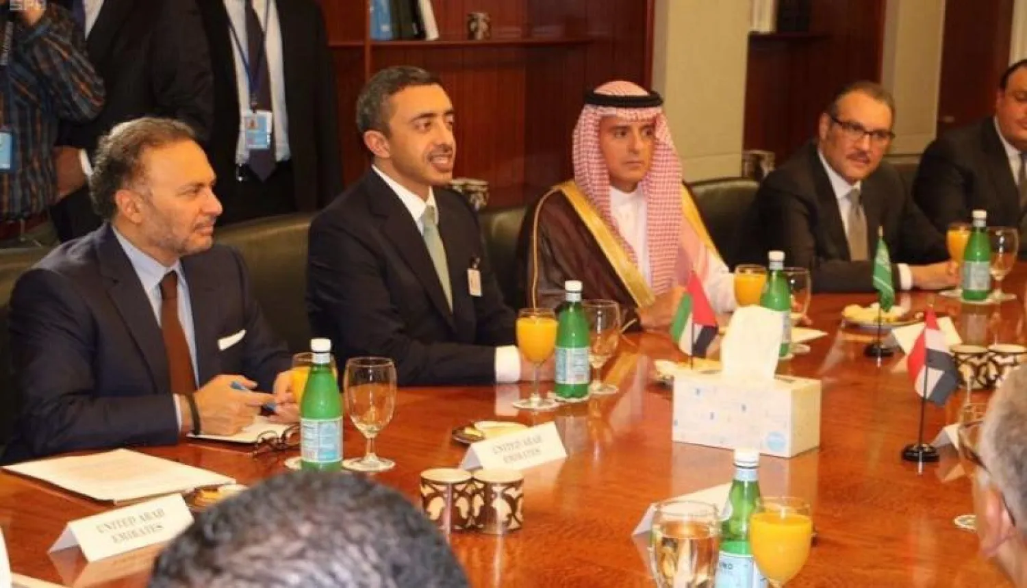 جانب من الاجتماع الوزاري للدول الداعية لمكافحة الارهاب (واس)