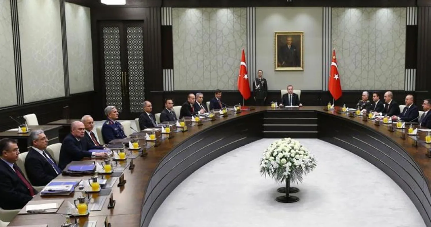 أرشيفية لأجتماع سابق لمجلس الأمن القومي. («الشرق الأوسط»)