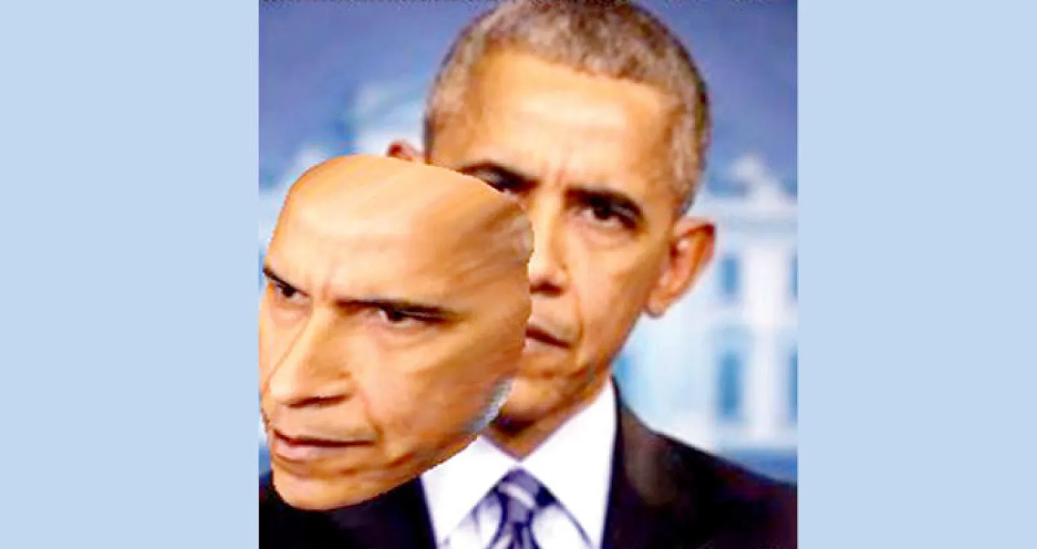 يحوّل التطبيق صورة الرئيس الأميركي السابق باراك أوباما إلى صورة لشكل وهيئة الوجه المجسمة